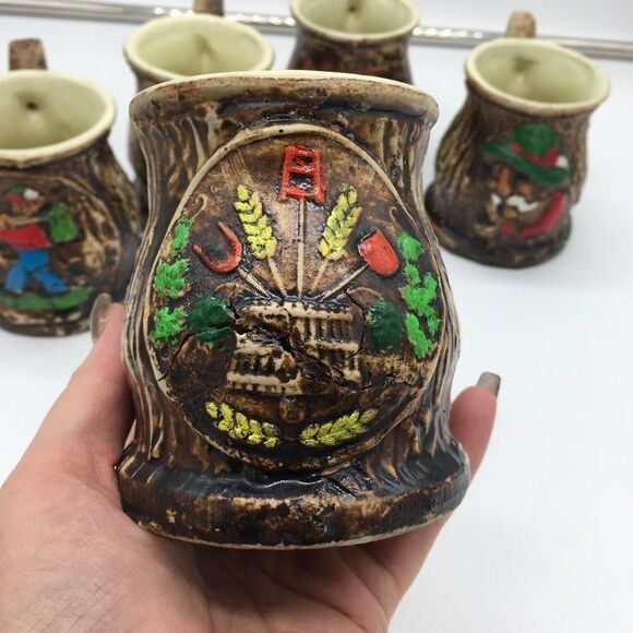 Rustic Lodge Coffee Mug Set Hunting Homestead Outdoorsy - Picture 4 of 12